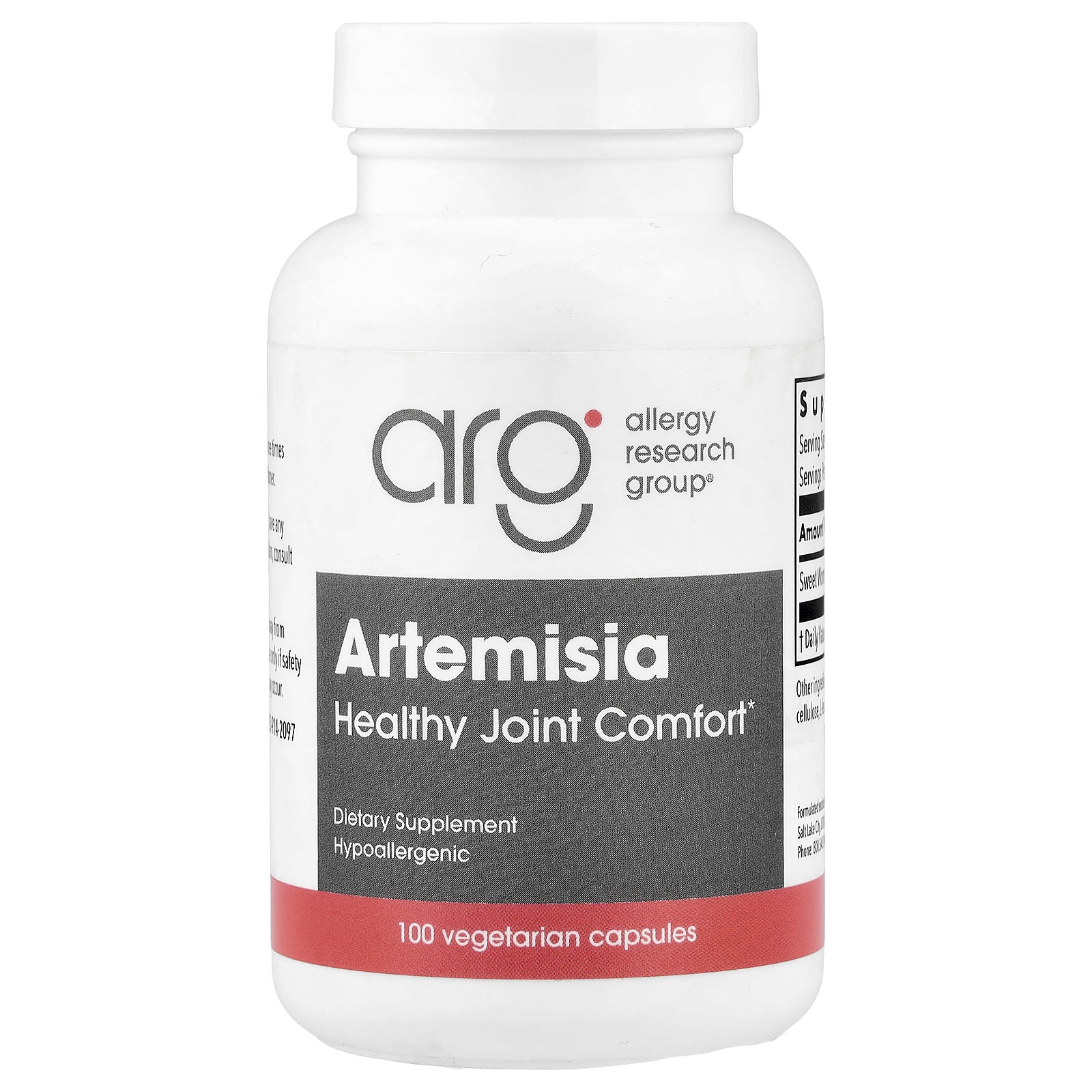 Артемизия Allergy Research Group, 500 мг, 100 растительных капсул