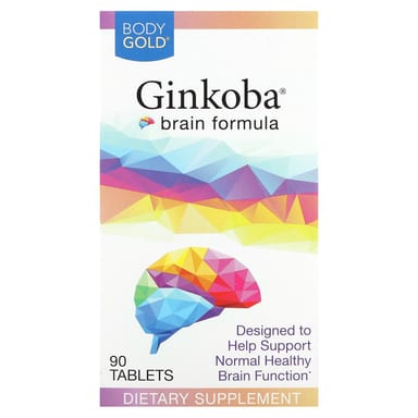 Комплекс BodyGold Ginkoba Brain, 40 мг, 90 таблеток