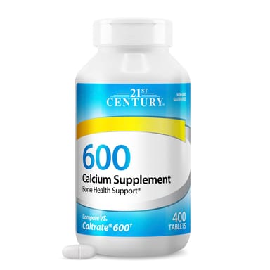 Добавка 21st Century Calcium 600, 600 мг, 400 таблеток