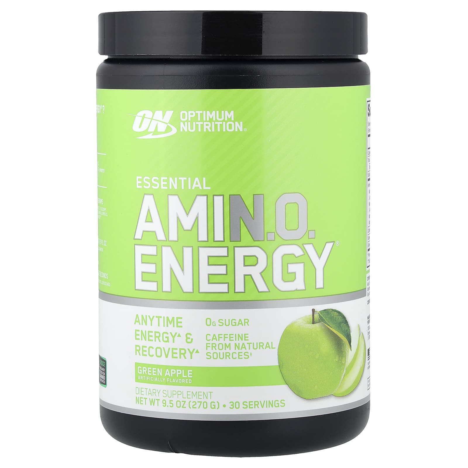 Энергетик Optimum Nutrition, 270 г (9.5 oz), зеленое яблоко — фото 5