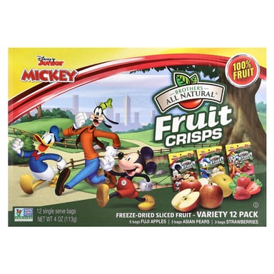 Фрукты в Crisps Brothers-All-Natural, 12 порционных пакетов, 113 г