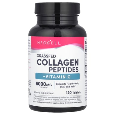 Витамин C NeoCell Grassfed Collagen Peptides, 120 таблеток