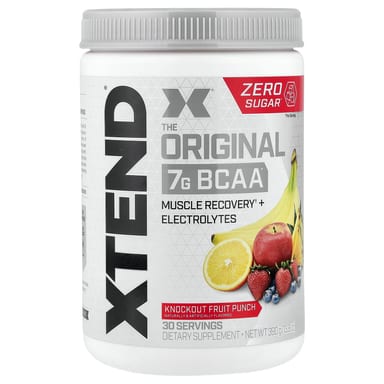 BCAA XTEND Knockout Fruit Punch, 7 г, 390 г