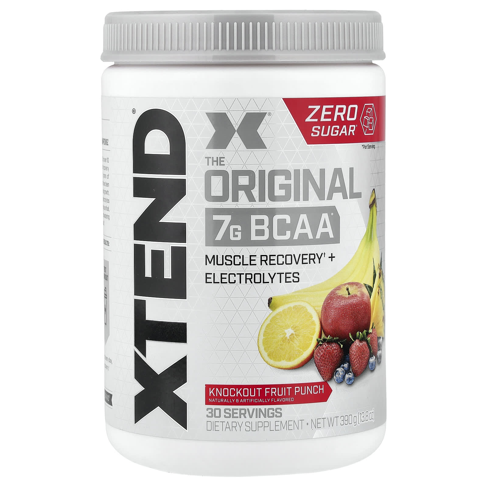 BCAA XTEND Knockout Fruit Punch, 7 г, 390 г — фото 2