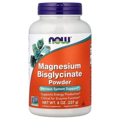 Магний NOW Foods Bisglycinate Powder, 227 г, порошок