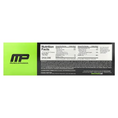 Шоколад MusclePharm Combat Sport Bar™ Chip Cookie Dough, 57 г, 12 шт., батончик