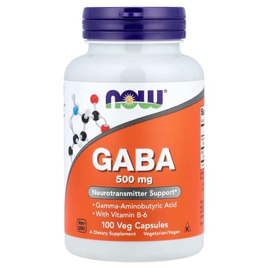 ГАМК NOW Foods, 100 растительных капсул