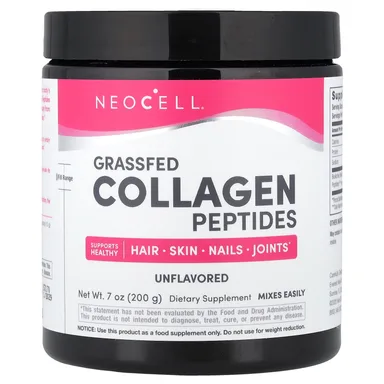 Фото товара: Коллаген NeoCell Grassfed Peptides, без вкуса, 200 г