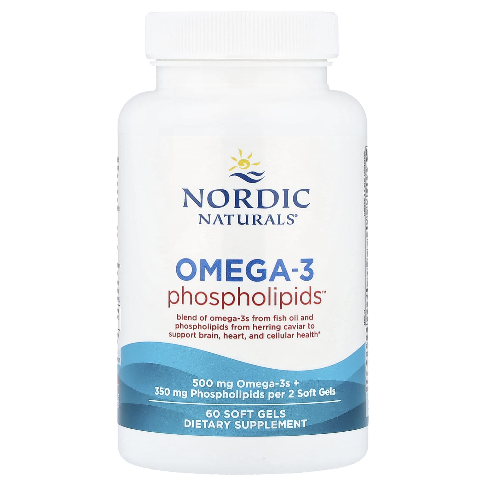 Омега-3 Nordic Naturals Phospholipids™, 60 мягких капсул