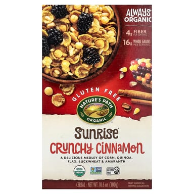 Хлопья Nature's Path Organic Sunrise® Crunchy Cinnamon, 300 г