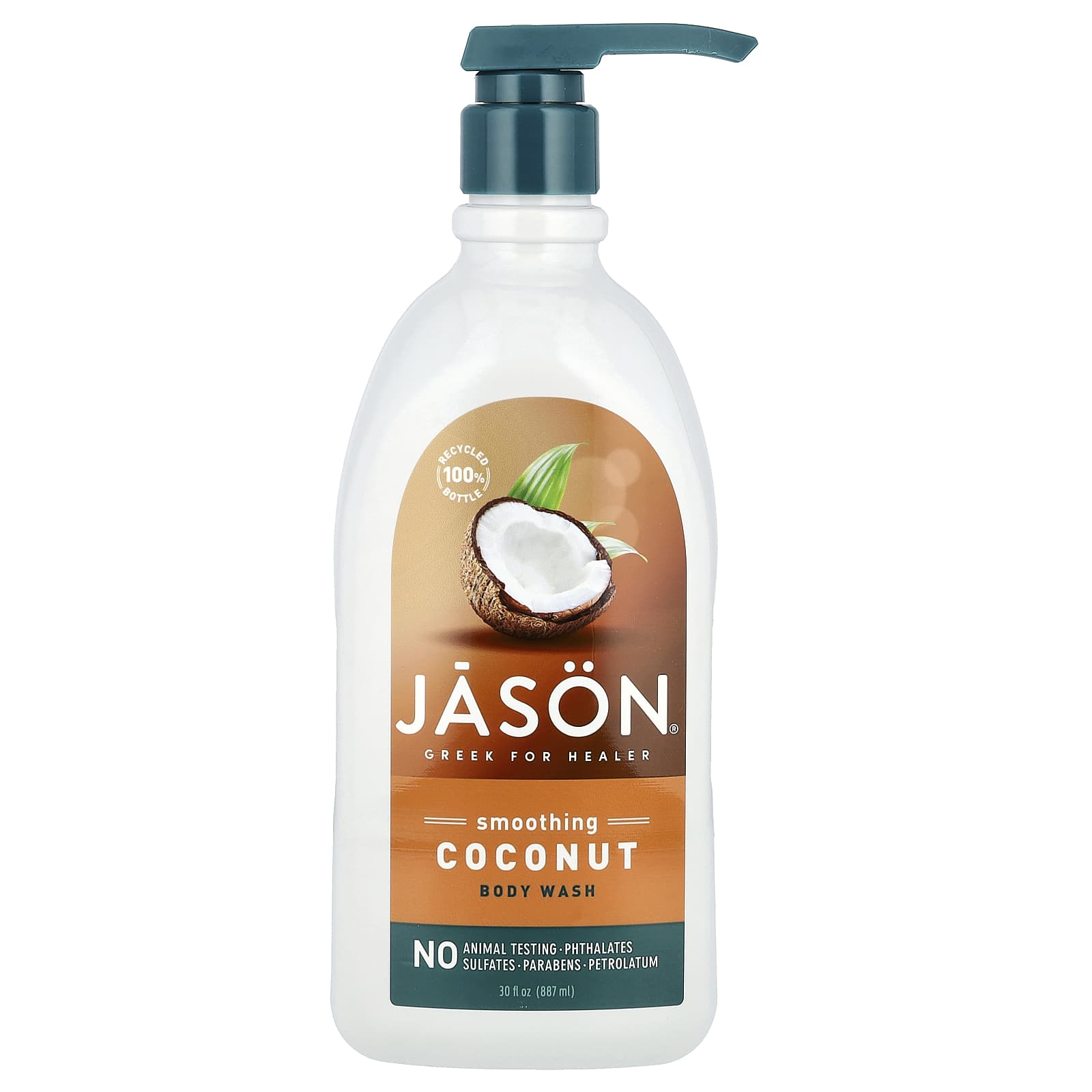 Гель для душа Jason Natural Smoothing, оттенок Coconut, 887 мл
