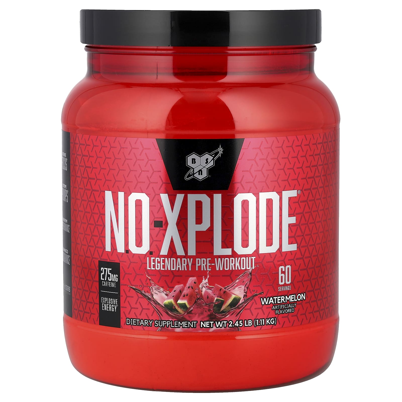 Предтренировочный комплекс BSN N.O.-XPLODE® Legendary Pre-Workout, оттенок Watermelon, 1.11 кг