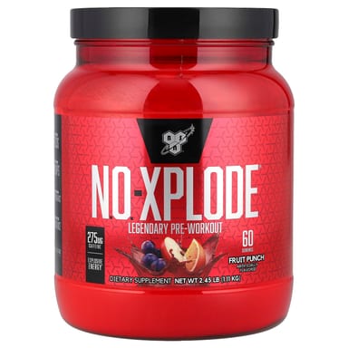 Предтренировочный комплекс BSN N.O.-XPLODE® Legendary Pre-Workout Fruit Punch, 1.11 кг