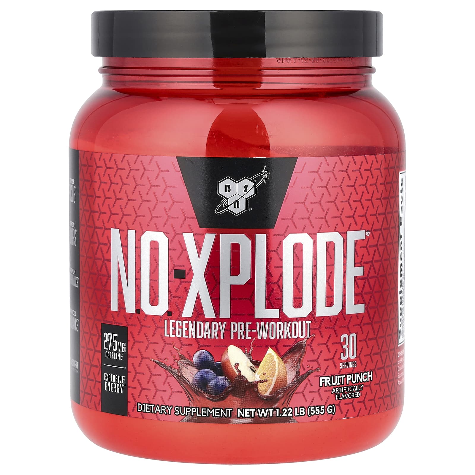 Предтренировочный комплекс BSN N.O.-XPLODE® Legendary Pre-Workout Fruit Punch, 555 г