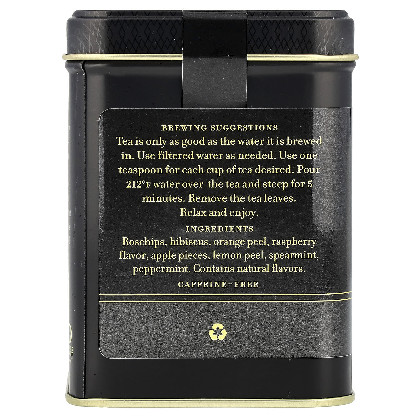 Чай Harney & Sons Herbal Raspberry Herbal Caffeine Free, 112 г — фото 2
