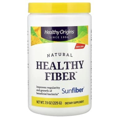 Клетчатка Healthy Origins Natural Healthy™, оттенок Unflavored, 225 г