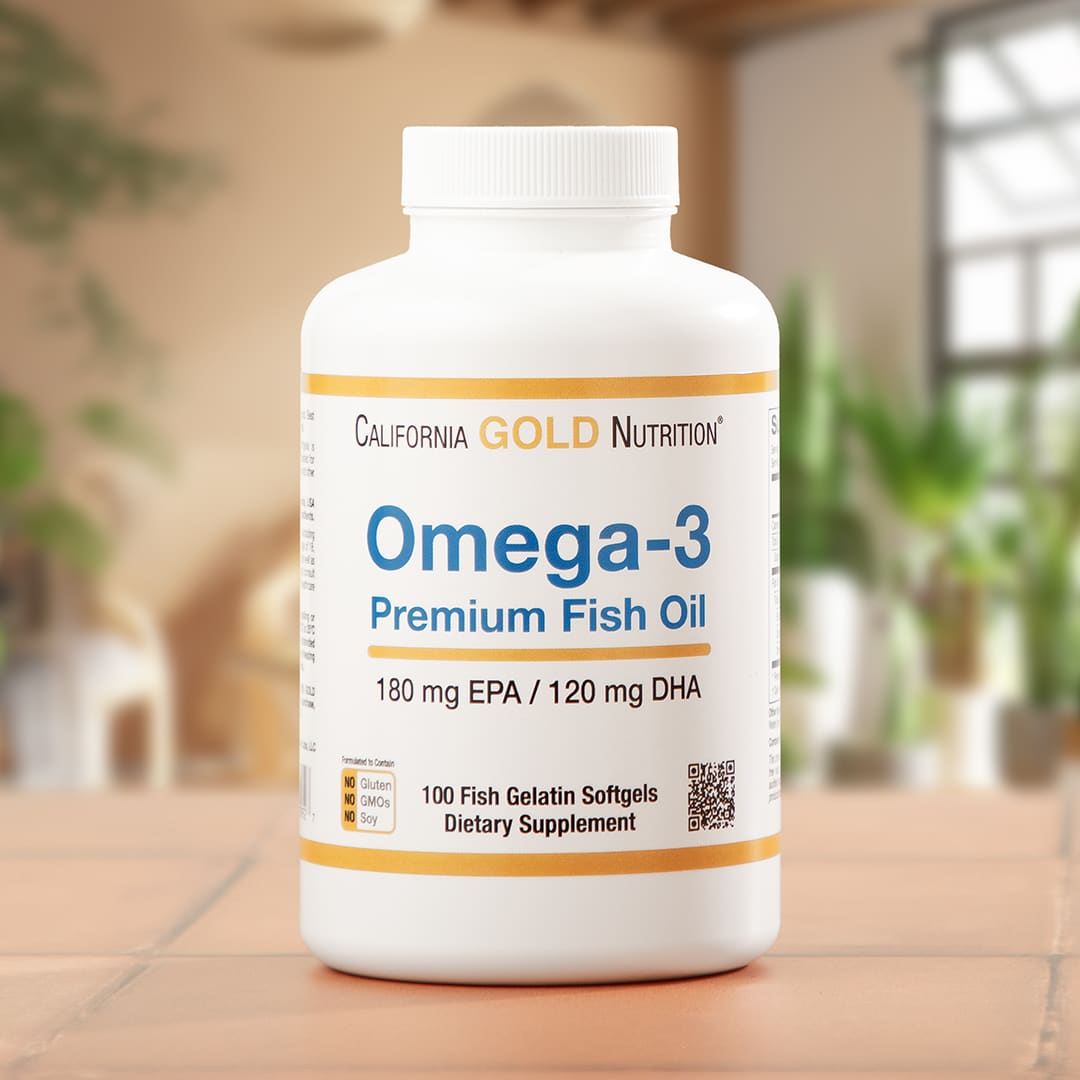 Рыбий жир California Gold Nutrition Omega-3 Premium, 1100 мг, мягкие капсулы — фото 5