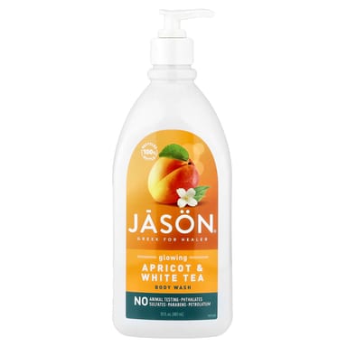 Гель для душа Jason Natural Glowing Apricot & White Tea, 887 мл