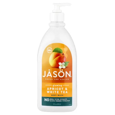 Фото товара: Гель для душа Jason Natural Glowing Apricot & White Tea, 887 мл