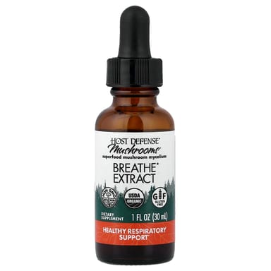 Грибной комплекс Host Defense Organic Breathe Extract, 30 мл