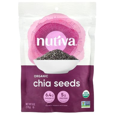 Органические семена чиа Nutiva, 170 г