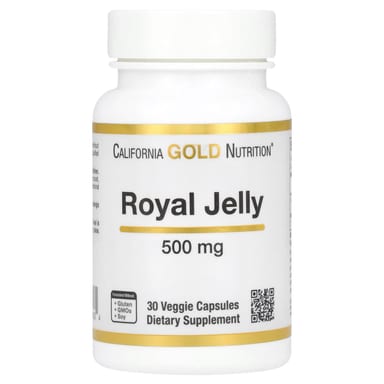 Маточное молочко California Gold Nutrition, 500 мг, 30 растительных капсул