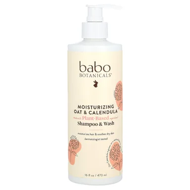 Фото товара: Шампунь Babo Botanicals Moisturizing & Wash Oat & Calendula, 473 мл