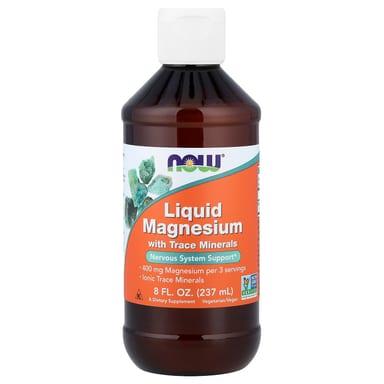 Магний NOW Foods Liquid with Trace Minerals, 237 мл, жидкая форма