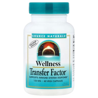 Трансфер-фактор Wellness Source Naturals™ 60 Vegi Capsules, 125 мг, капсулы