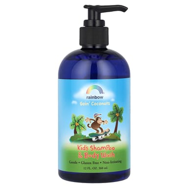 Детский гель для душа Rainbow Research Shampoo & Ages 2 and Up Goin' Coconuts, 360 мл