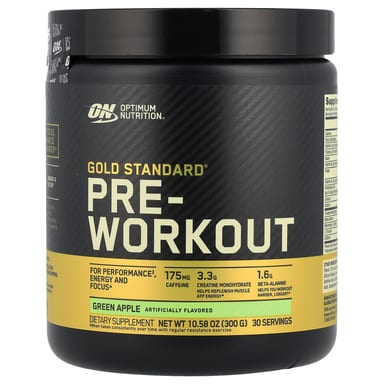 Предтренировочный комплекс Optimum Nutrition Gold Standard® Pre-Workout Green Apple, 300 г
