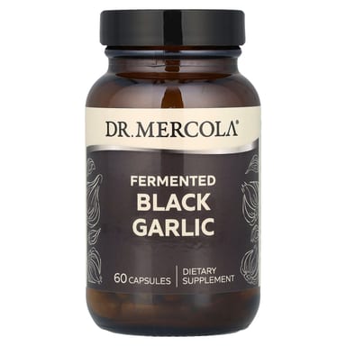 Ферментированный черный чеснок Dr. Mercola, 60 капсул