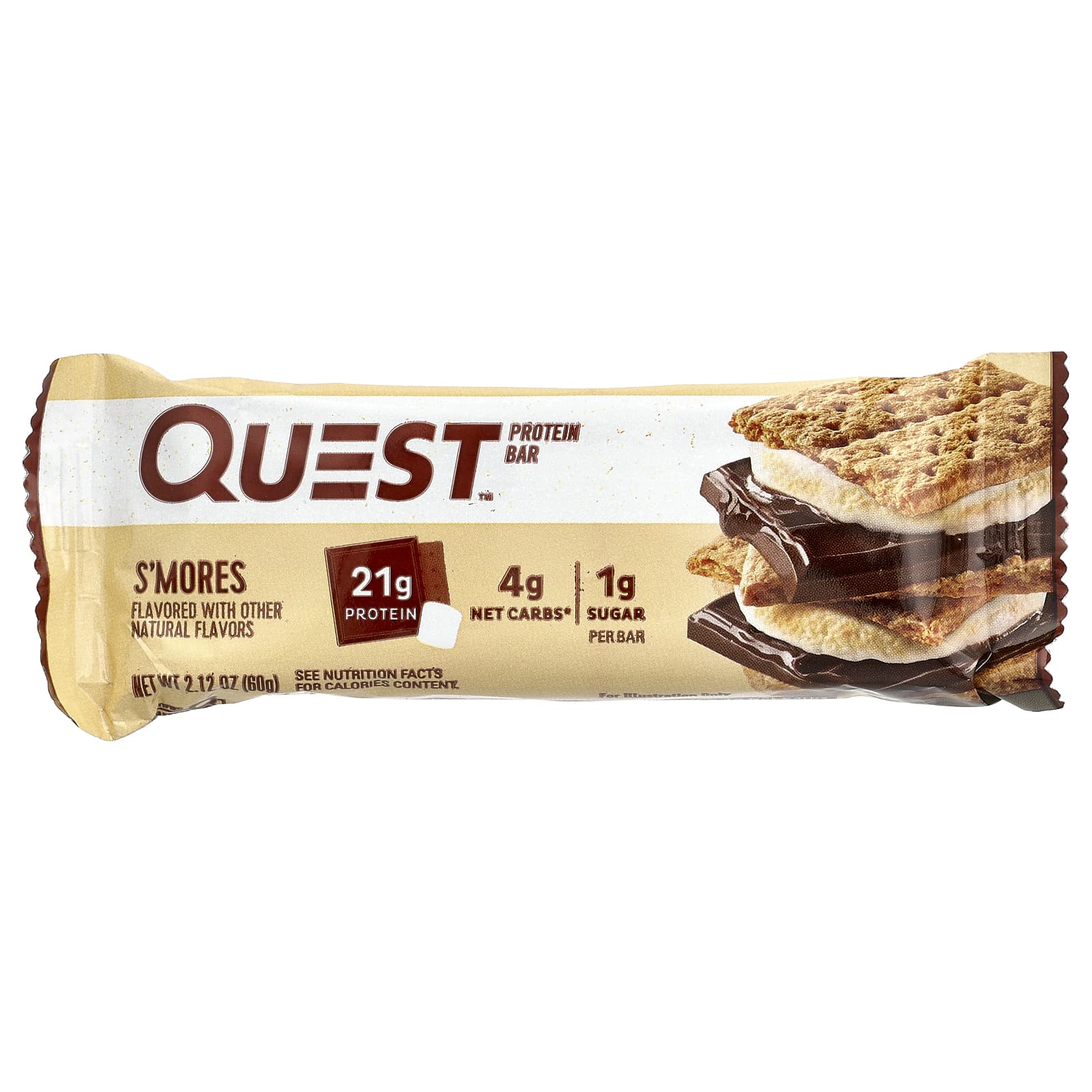 Протеиновый батончик Quest Nutrition S'mores, 60 г, 12 шт.