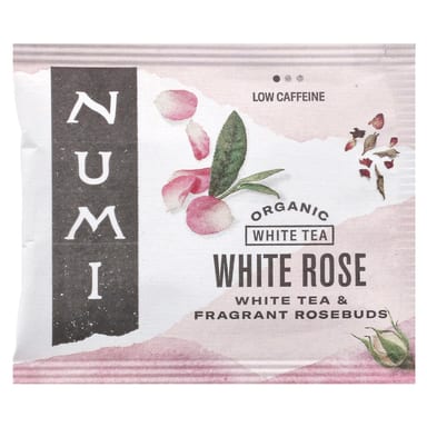 Чай Numi Tea Organic White White Rose, оттенок 16 Non-GMO Tea Bags, 32 г, чайные пакетики