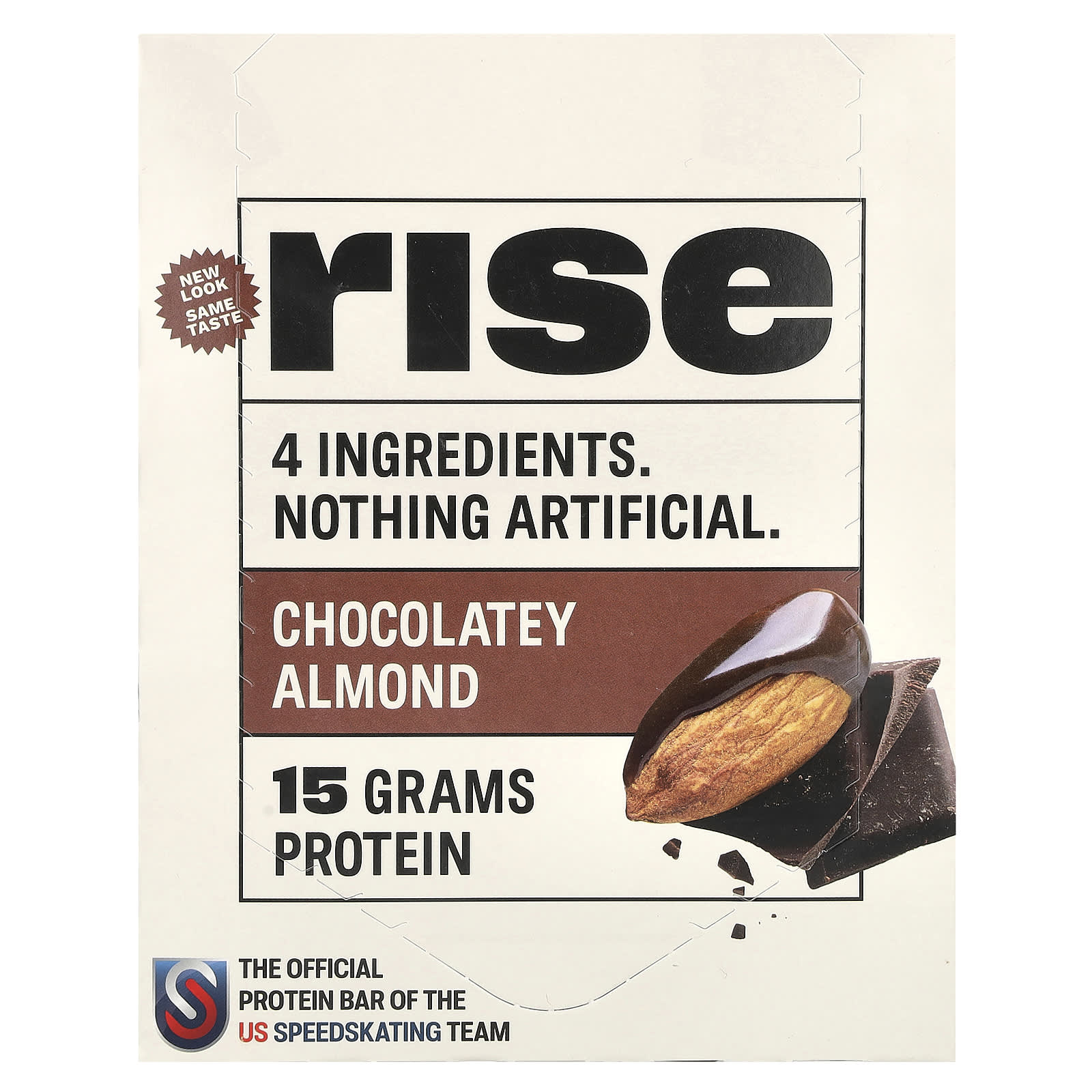 Протеиновый батончик Rise Bar Chocolatey Almond, 60 г, 12 шт. — фото 2