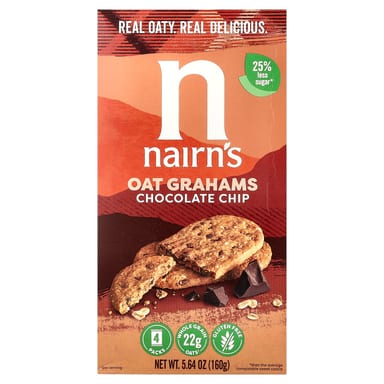 Шоколад Nairn's Oat Grahams Chip 4 Packs, 160 г