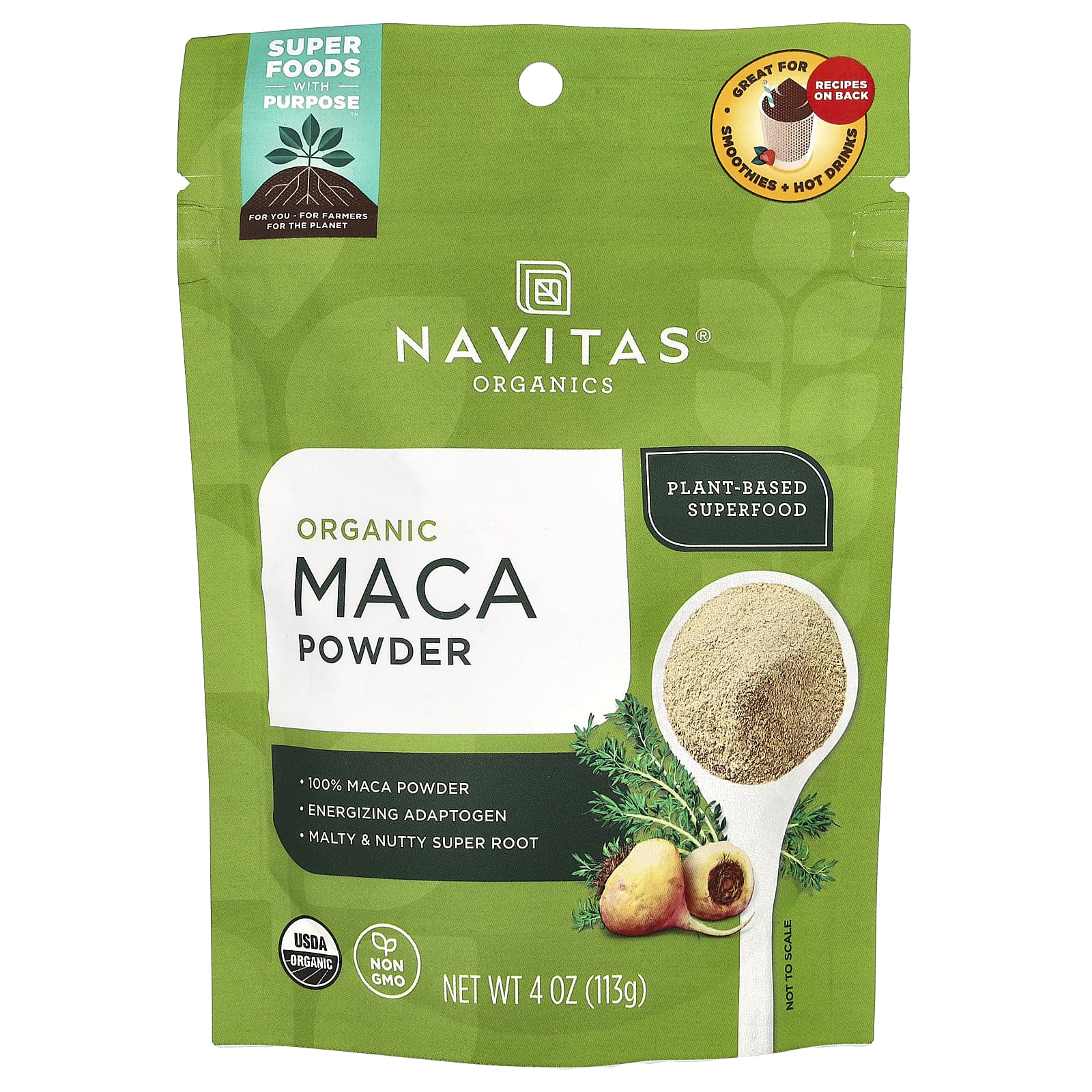 Порошок Navitas Organics Organic Maca, 113 г