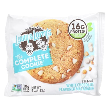 Шоколад Lenny & Larry's The Complete Cookie® White Macadamia, 12 печений, 113 г
