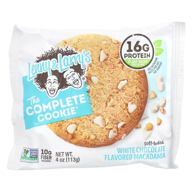 Фото товара: Шоколад Lenny & Larry's The Complete Cookie® White Macadamia, 12 печений, 113 г