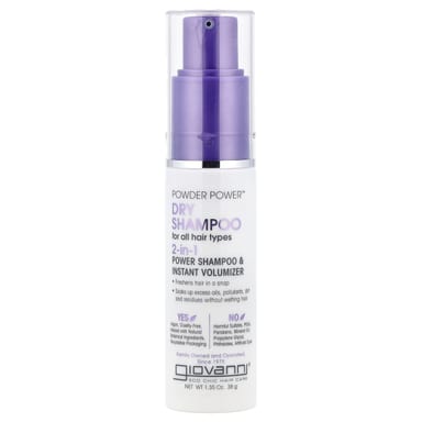 Сухой шампунь Giovanni Powder Power™ 2-in-1 Power Shampoo & Instant Volumizer For All Hair Types, 38 г, порошок