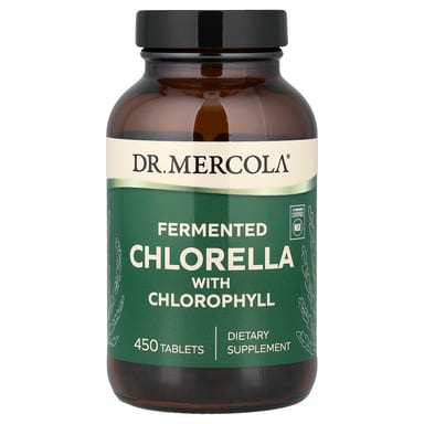 Хлорофилл Dr. Mercola Fermented Chlorella , 450 таблеток