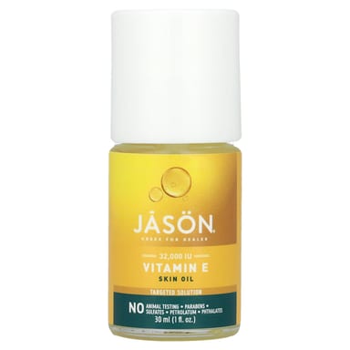 Витамин E Jason Natural Skin Oil, 32000 МЕ, 30 мл, масло
