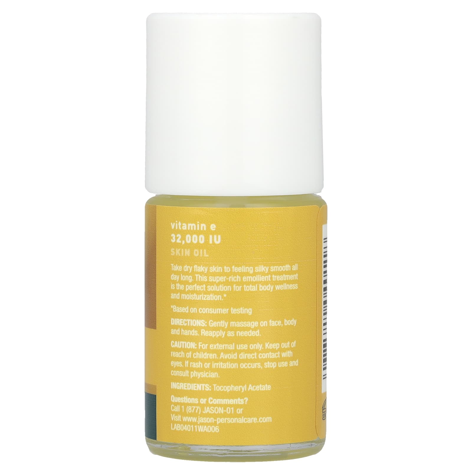 Витамин E Jason Natural Skin Oil, 32000 МЕ, 30 мл, масло — фото 2