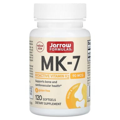 Витамин K2 MK-7 Jarrow Formulas MK-7, 90 мкг, 120 мягких капсул