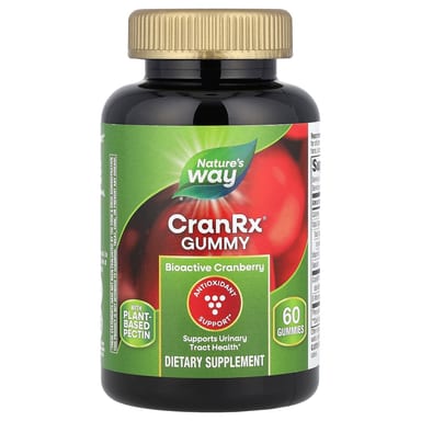 Клюква Nature's Way CranRx® Gummy BioActive, 60 жевательных пастилок