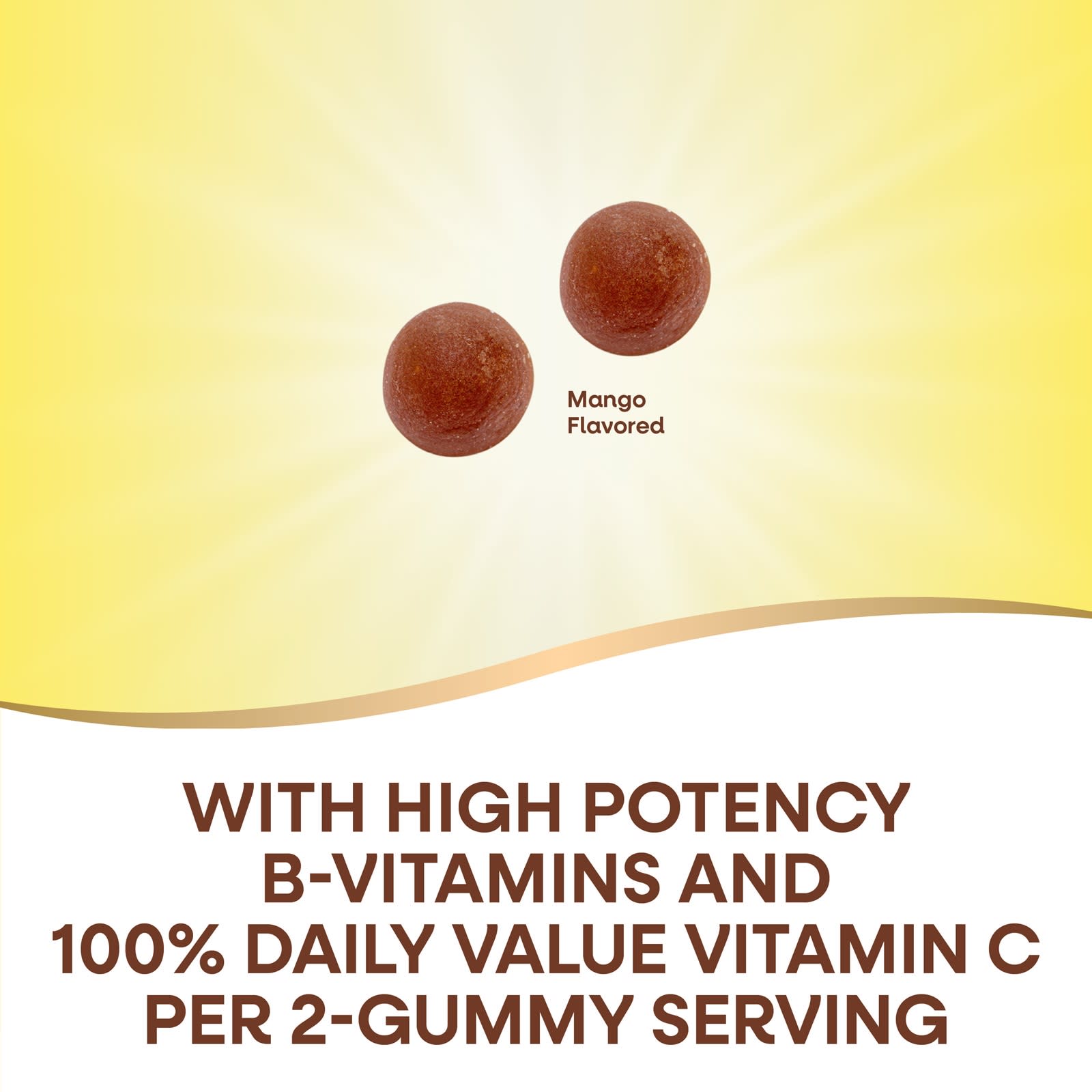 Комплекс витаминов B Nature's Way Alive! B-Complex Gummy, вкус Mango, 60 жевательных пастилок — фото 4