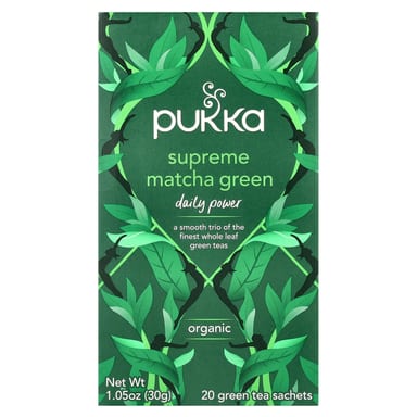 Чай Pukka Herbs Organic Green Supreme Matcha Green, оттенок 20 Sachets, 30 г