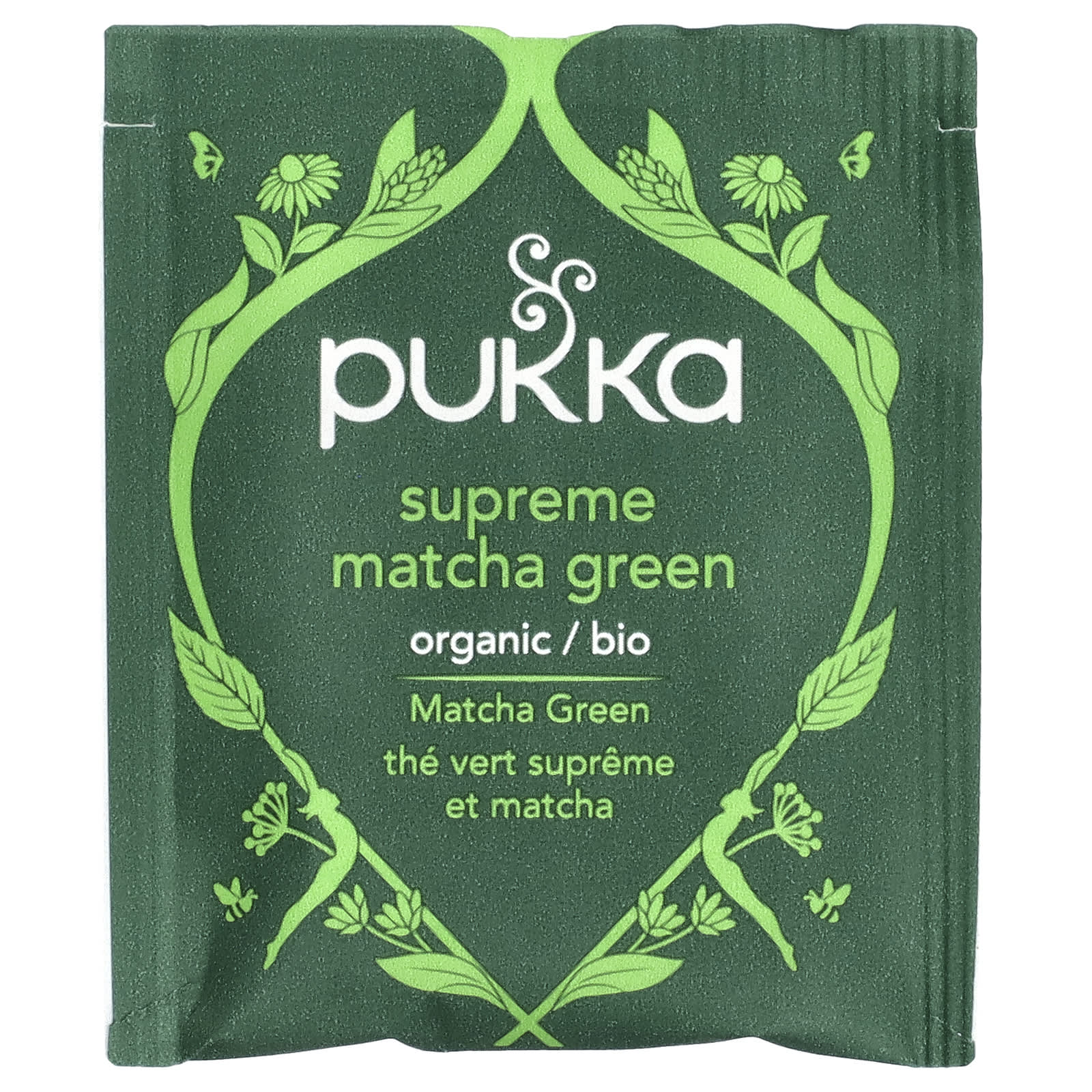 Чай Pukka Herbs Organic Green Supreme Matcha Green, оттенок 20 Sachets, 30 г — фото 3