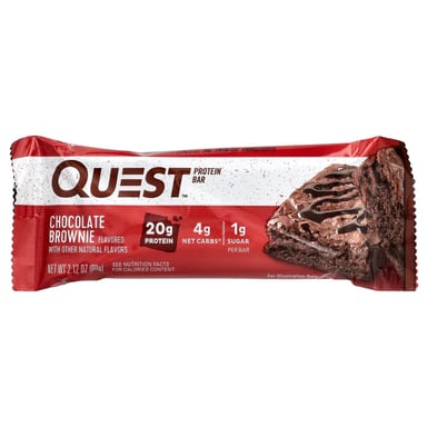 Протеиновый батончик Quest Nutrition Chocolate Brownie, 60 г, 12 шт.