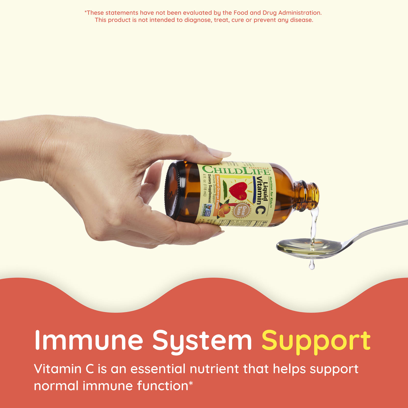 Витамин C ChildLife Essentials Liquid, вкус Natural Orange, 118 мл, жидкая форма — фото 4